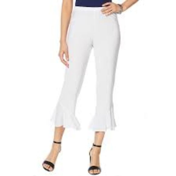 *3 for 25*   Slinky® Brand Cropped Knit Pant - Picture 1 of 1